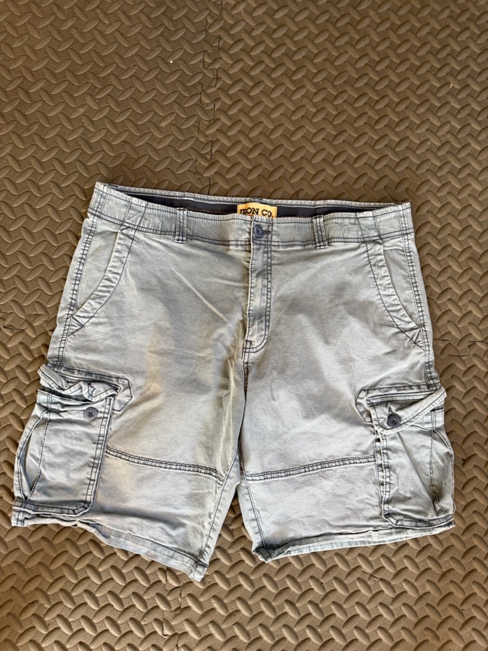 Men's Light Blue Cargo Shorts